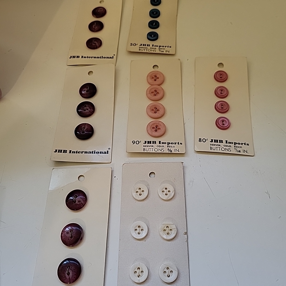 JHB International and Imports Button Lot Vintage